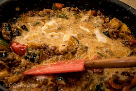 Add the coconut milk